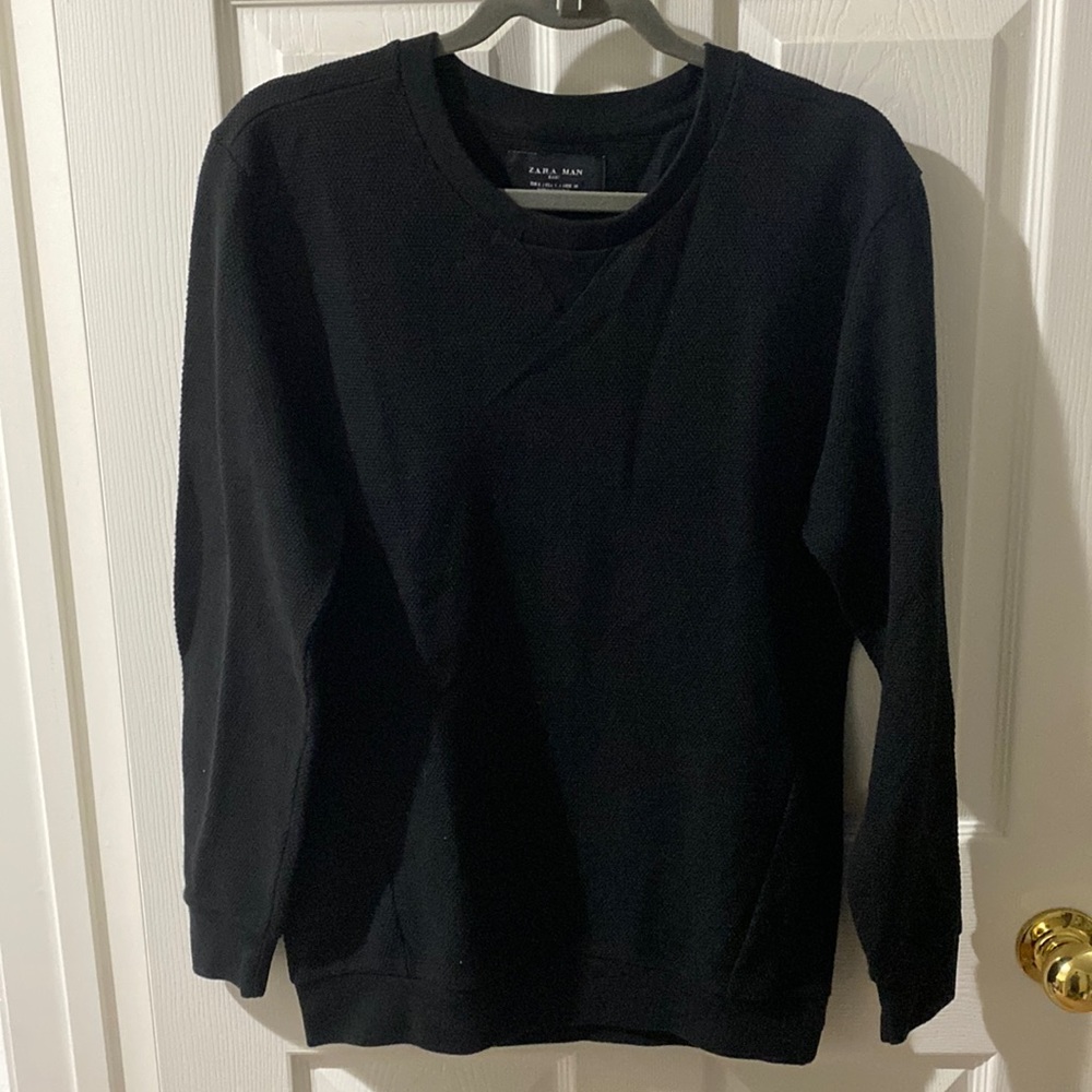 Zara man sweater black small